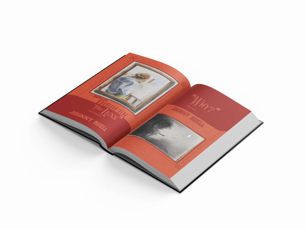 mockup of art pages