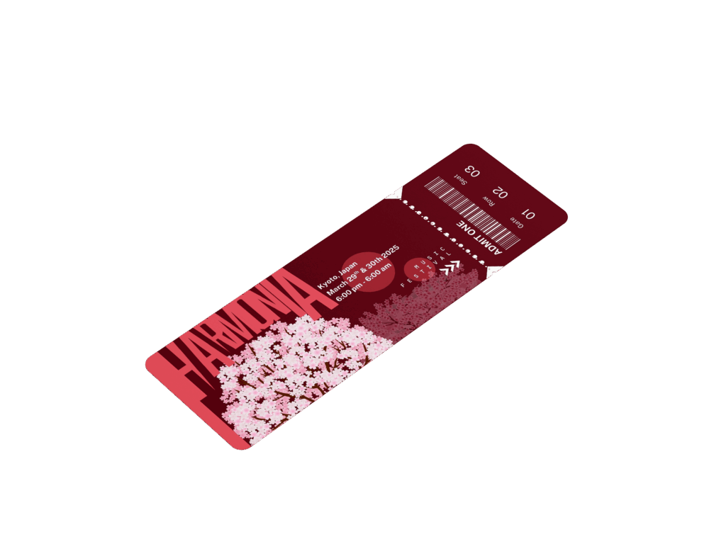 Ticket mockup