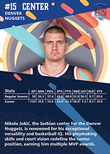 Nikola back of card