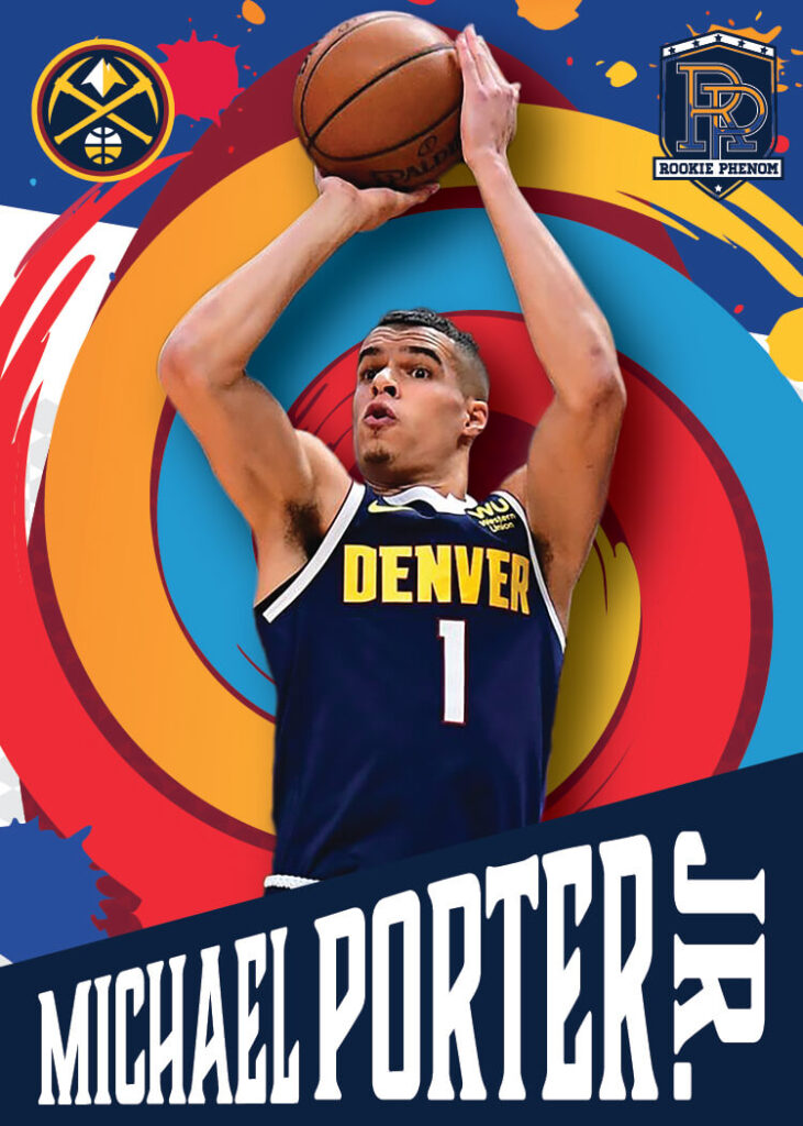 Michael front trading card