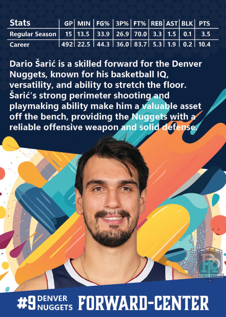 Dario back trading card